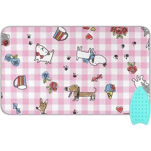 Ironing Mat Portable Ironing Pad Ironing Blanket for Table Top Heat Resistance